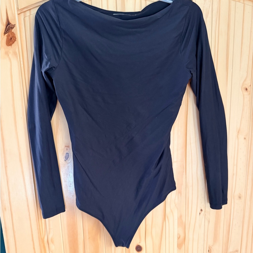 Abercrombie & Fitch Dark Black Backless Top